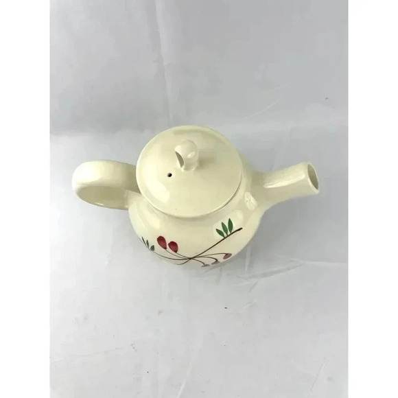 VTG 1997 Holiday Teapot Handcrafted Bath & Body Works 12" X 9" Exclusive Berry - Picture 11 of 14